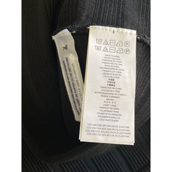 MICHAEL Michael Kors Black Fit & Flare Dress, Ribbed Cut-Out Women's Size S - Picture 11 of 11